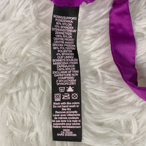 Lasenza Purple Polkadot & Black Bow Lingerie Dress - Picture 8 of 8